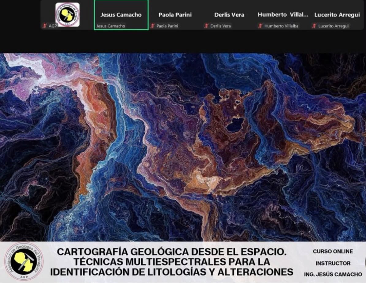 Culminación del curso de Cartografía Geológica desde el Espacio